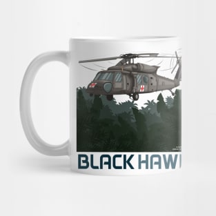 Black Hawk Tactical Helicopter Military Armed Forces Novelty Gift Mug